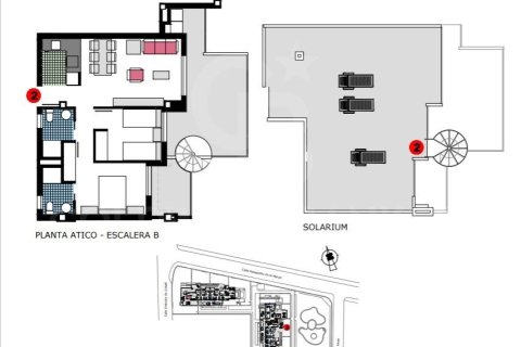 Продажа пентхауса в Дения, Аликанте, Испания 2 спальни, 61м2 №158849 - фото 4