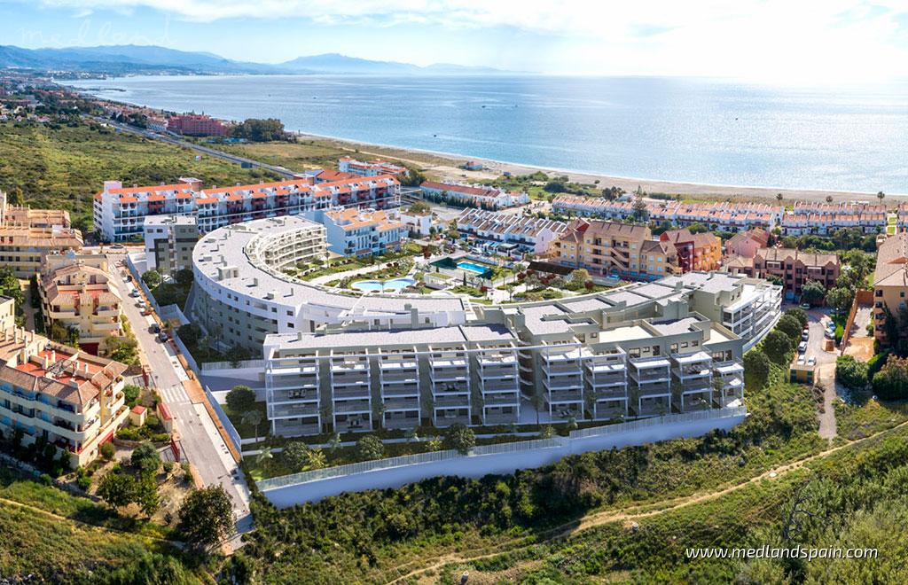Apartment in Manilva, Malaga, Spain 3 bedrooms, 118 sq.m. No. 53978