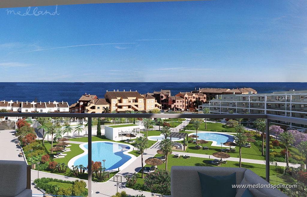 Apartment in Manilva, Malaga, Spain 3 bedrooms, 118 sq.m. No. 53978