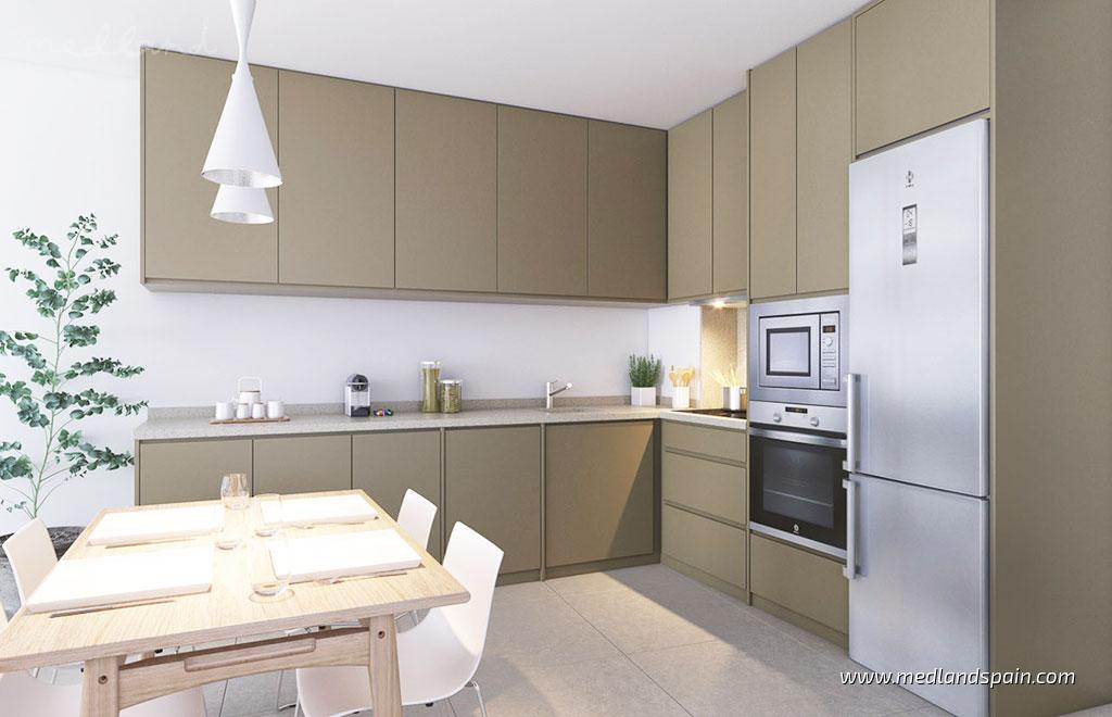 Apartment in Manilva, Malaga, Spain 3 bedrooms, 118 sq.m. No. 53978