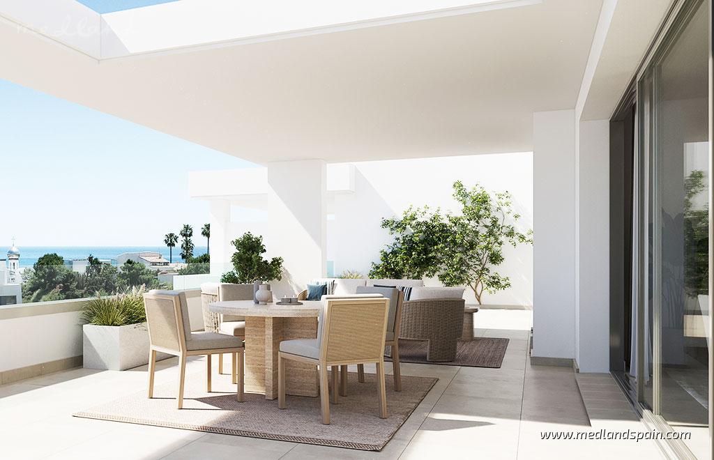 Dzīvoklis Estepona, Malaga, Spānijā 2 istabas, 98 m2 Nr. 64356