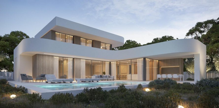 Villa i Moraira, Alicante, Spanien 4 sovrum, 310 kvm. Nr. 170944