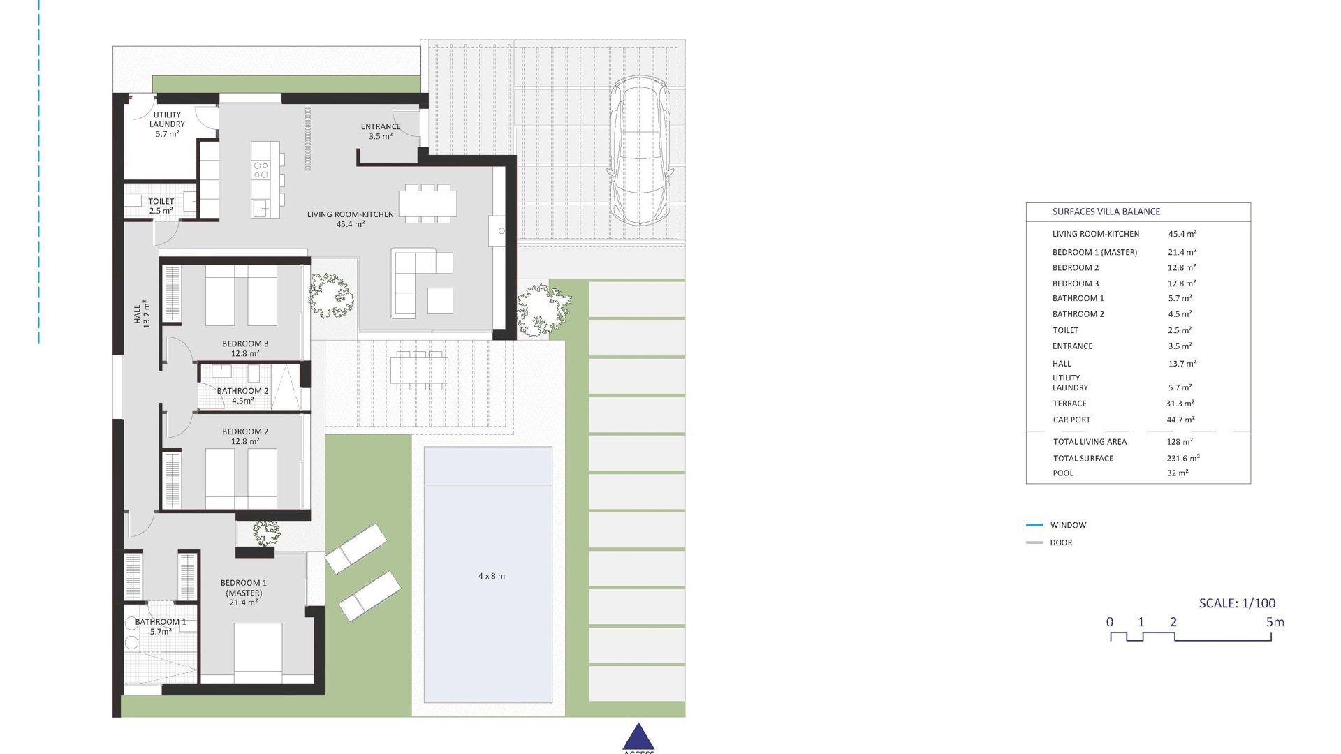 Villa Murcia, Spānijā 3 istabas, 128.3 m2 Nr. 73181