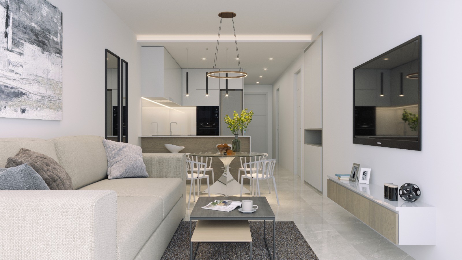Wohnung in Torrevieja, Alicante, Spanien 1 Schlafzimmer, 61 m2 Nr. 146882