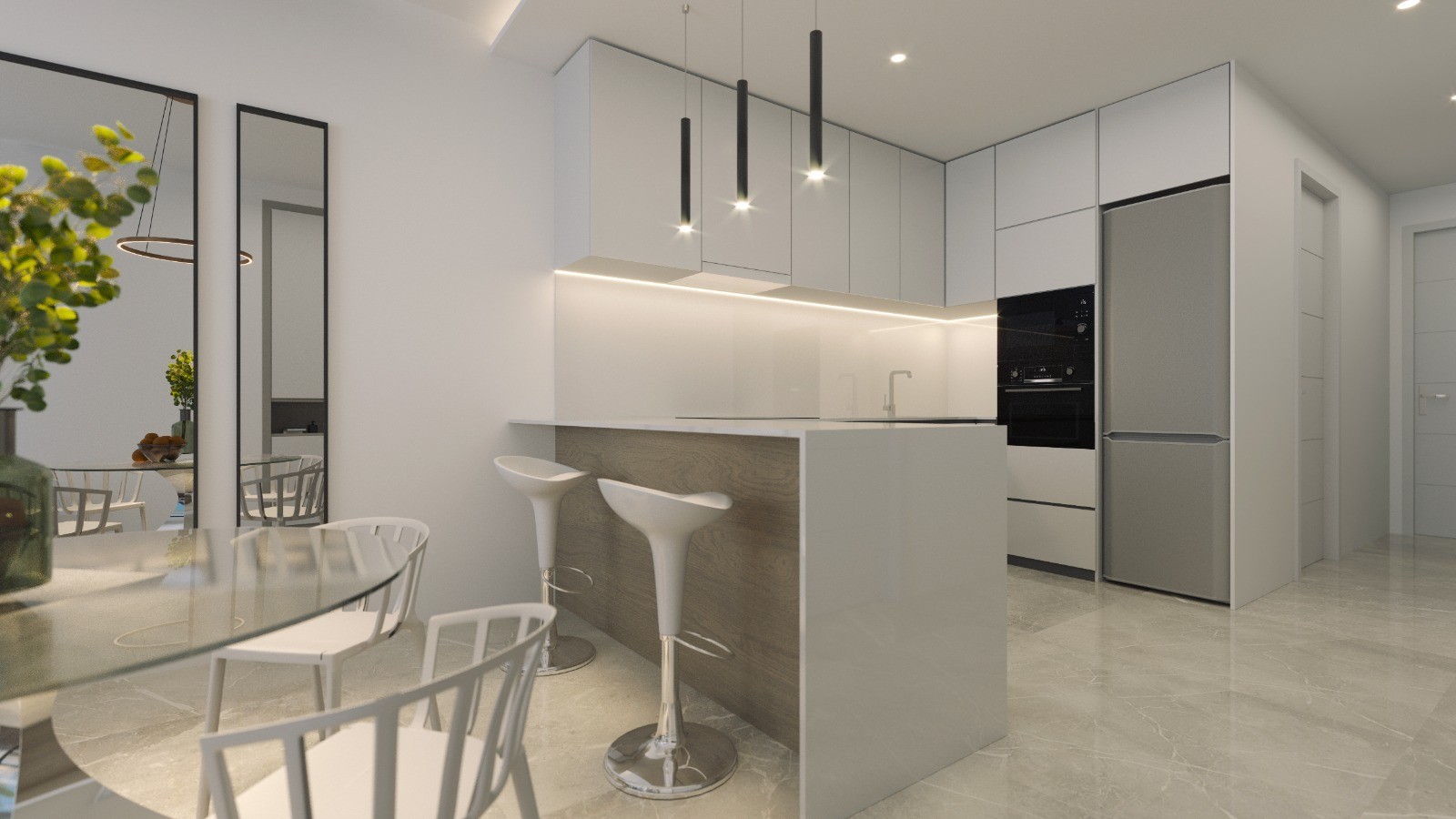Wohnung in Torrevieja, Alicante, Spanien 1 Schlafzimmer, 61 m2 Nr. 146882