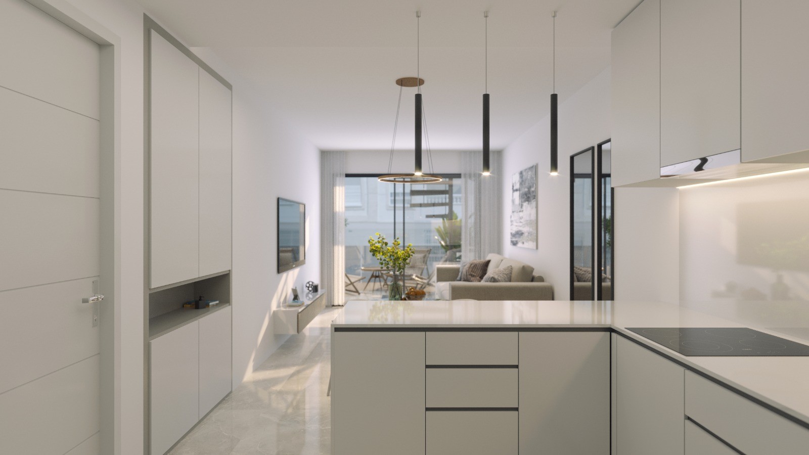 Wohnung in Torrevieja, Alicante, Spanien 1 Schlafzimmer, 61 m2 Nr. 146882