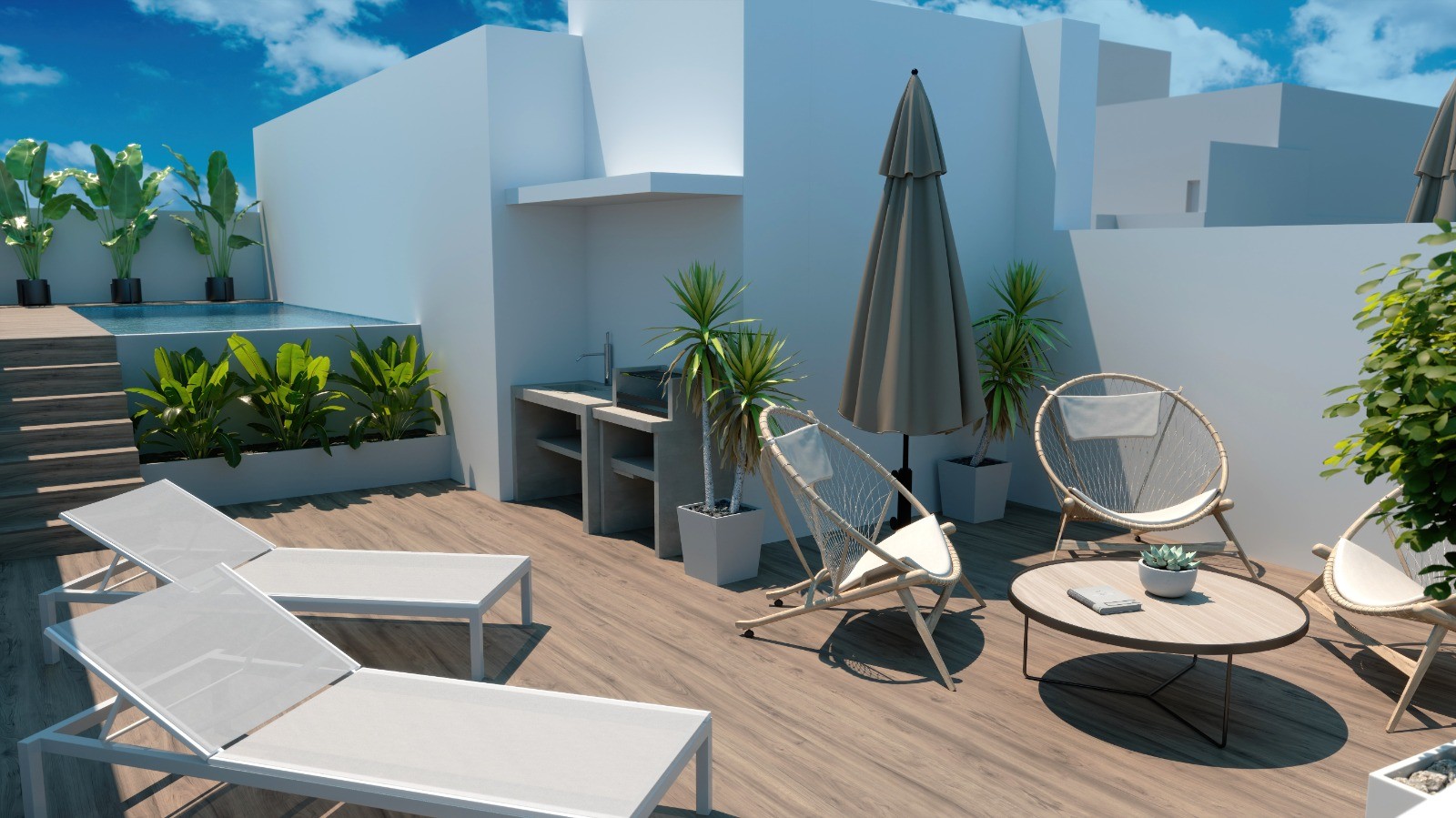 Wohnung in Torrevieja, Alicante, Spanien 1 Schlafzimmer, 61 m2 Nr. 146882