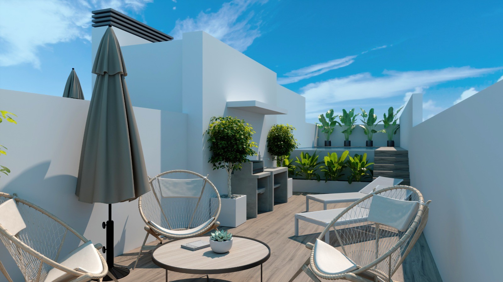 Wohnung in Torrevieja, Alicante, Spanien 1 Schlafzimmer, 61 m2 Nr. 146882