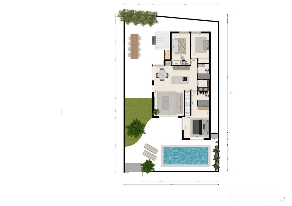 Villa San Miguel de Salinas, Alicante, Spānijā 4 istabas, 263 m2 Nr. 115060