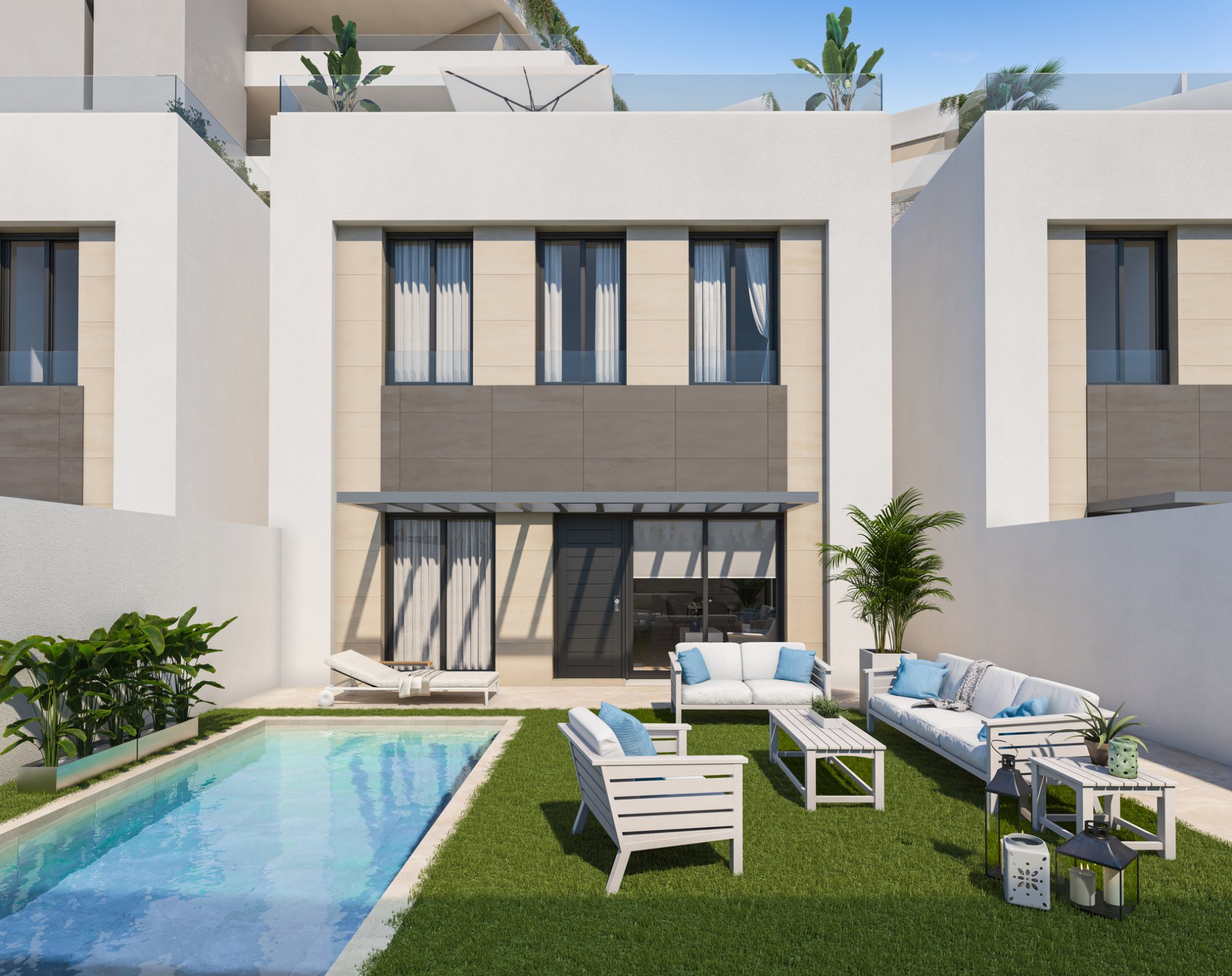 Villa en Águilas, Murcia, España 4 dormitorios, 117 m2 No. 136245