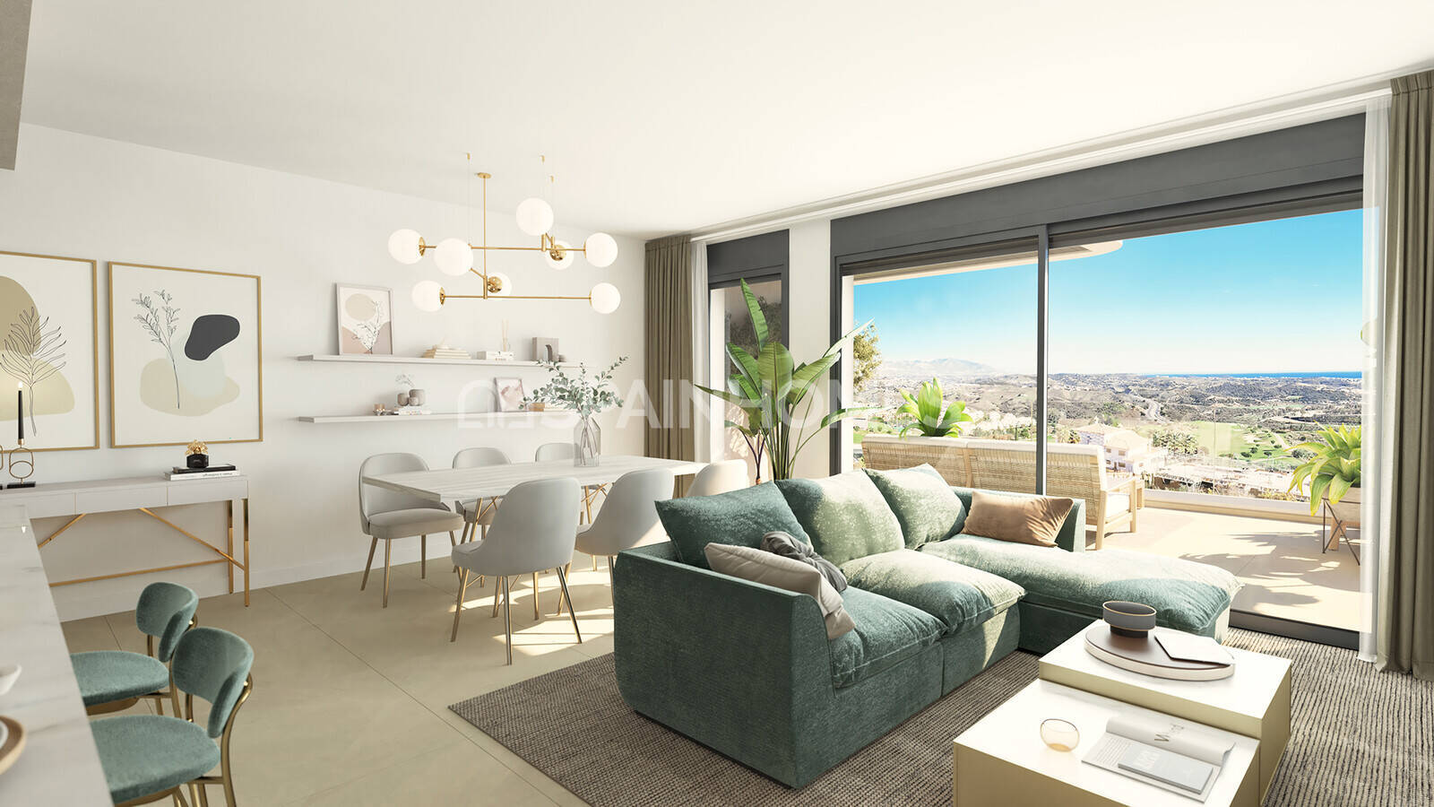 Penthouse à Mijas, Malaga, Espagne 2 chambres, 73 m2 No. 66115