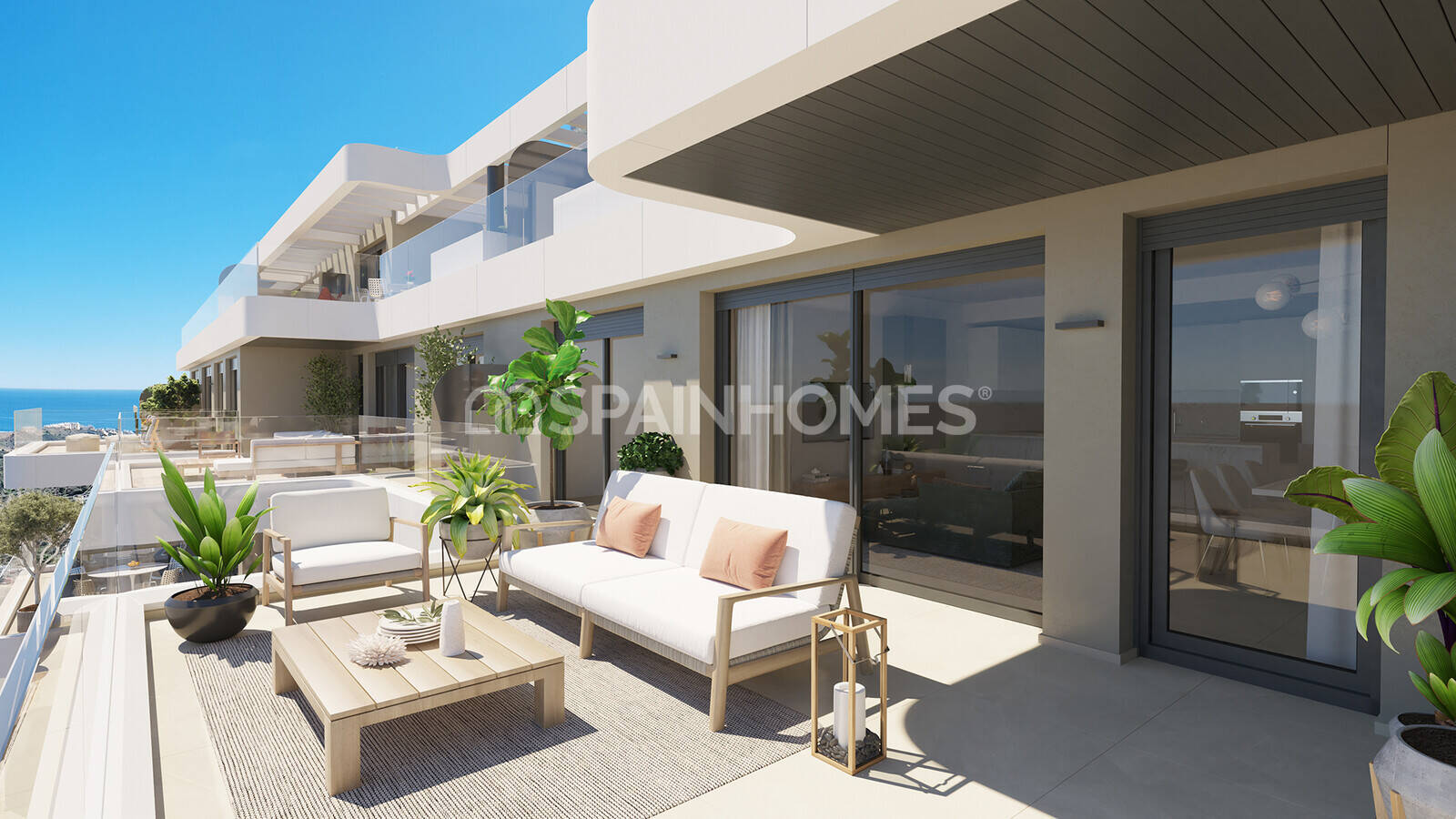 Penthouse à Mijas, Malaga, Espagne 2 chambres, 73 m2 No. 66115