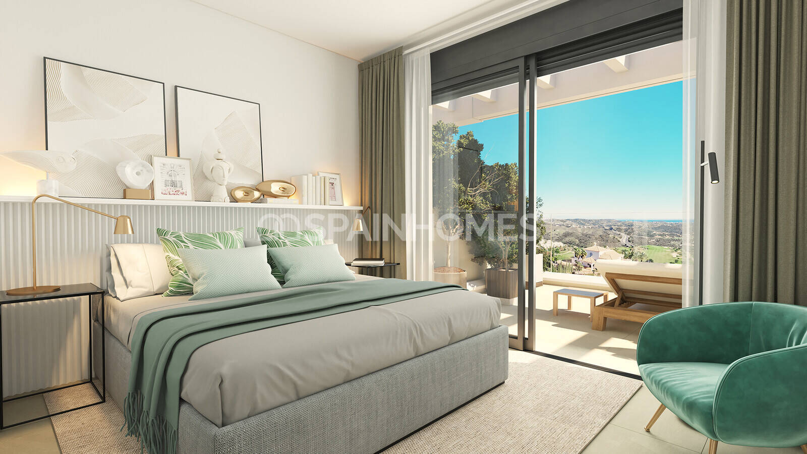 Penthouse à Mijas, Malaga, Espagne 2 chambres, 73 m2 No. 66115