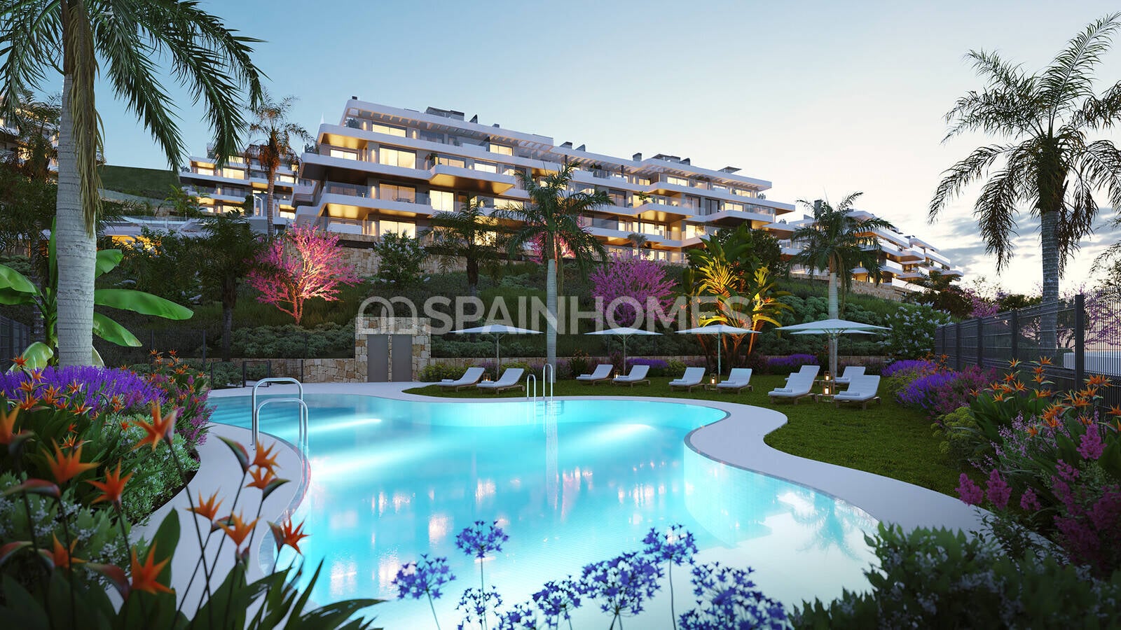 Penthouse à Mijas, Malaga, Espagne 2 chambres, 73 m2 No. 66115