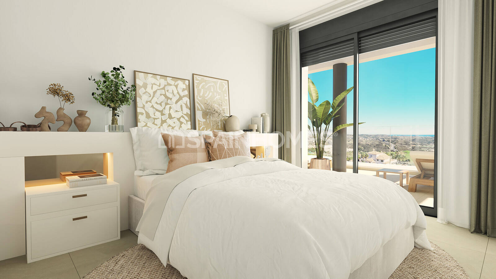 Penthouse à Mijas, Malaga, Espagne 2 chambres, 73 m2 No. 66115