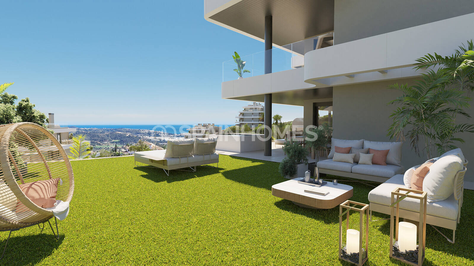 Penthouse à Mijas, Malaga, Espagne 2 chambres, 73 m2 No. 66115
