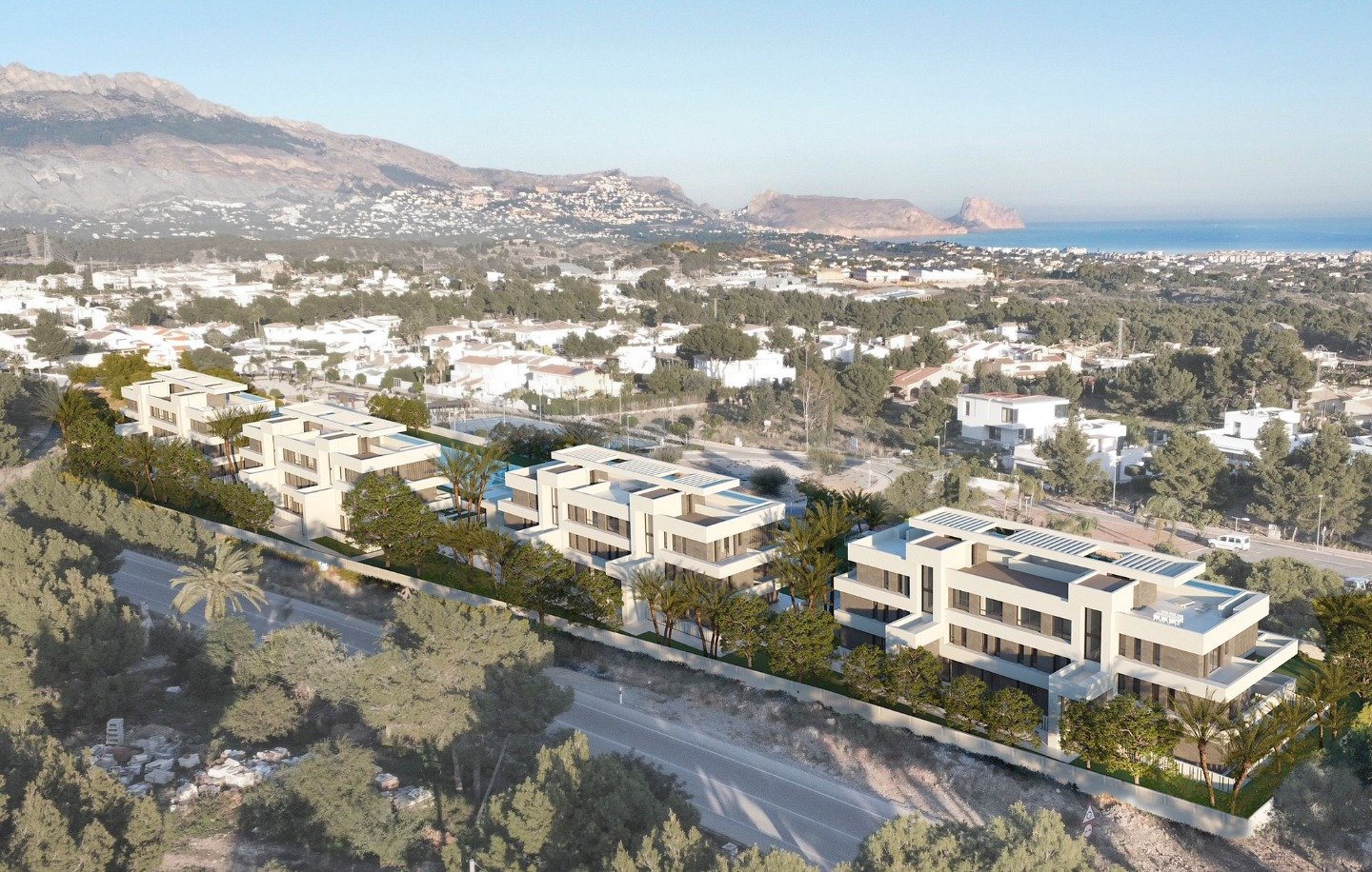 Lägenhet i Altea, Alicante, Spanien 2 sovrum, 80 kvm. Nr. 80804