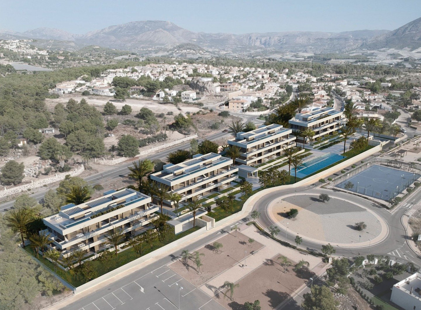 Lägenhet i Altea, Alicante, Spanien 2 sovrum, 80 kvm. Nr. 80804