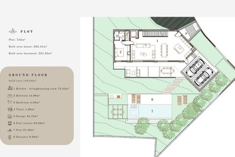 Villa en venta en Bendinat, Mallorca, España 4 dormitorios, 484 m2 No. 143459 - foto 6