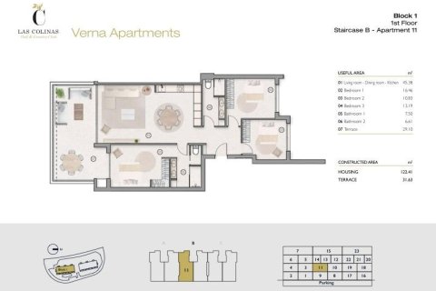 Huoneisto myytävänä Pinar De Campoverde, Alicante, Espanja, 3 makuuhuonetta, 122 m2 No. 146372 - kuva 25