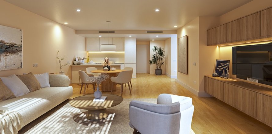 Apartamento en Palma de Mallorca, Mallorca, España 3 dormitorios, 105 m2 No. 192404