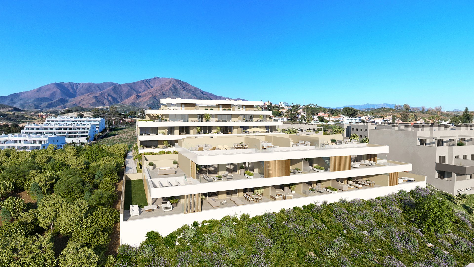 Lägenhet i Estepona, Malaga, Spanien 3 sovrum, 136 kvm. Nr. 149442