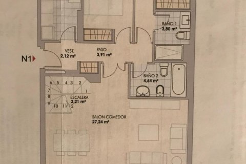 Attico in vendita a Alicante, Spagna 4 camere da letto, 190 mq. N° 166575 - foto 27