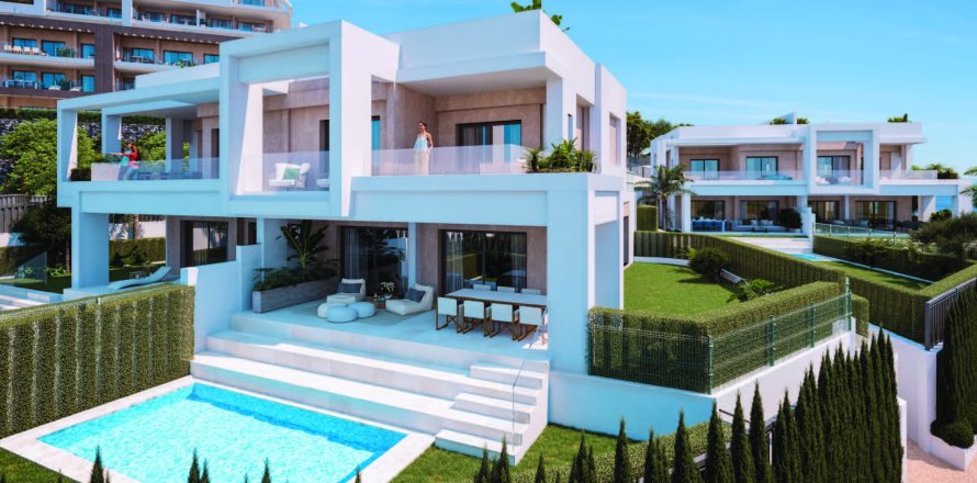 Villa Estepona, Malaga, Spanien 3 sovrum, 167 kvm. Nr. 133646