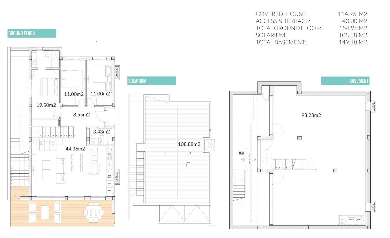 Villa en Finestrat, Alicante, España 3 dormitorios, 304 m2 No. 64335