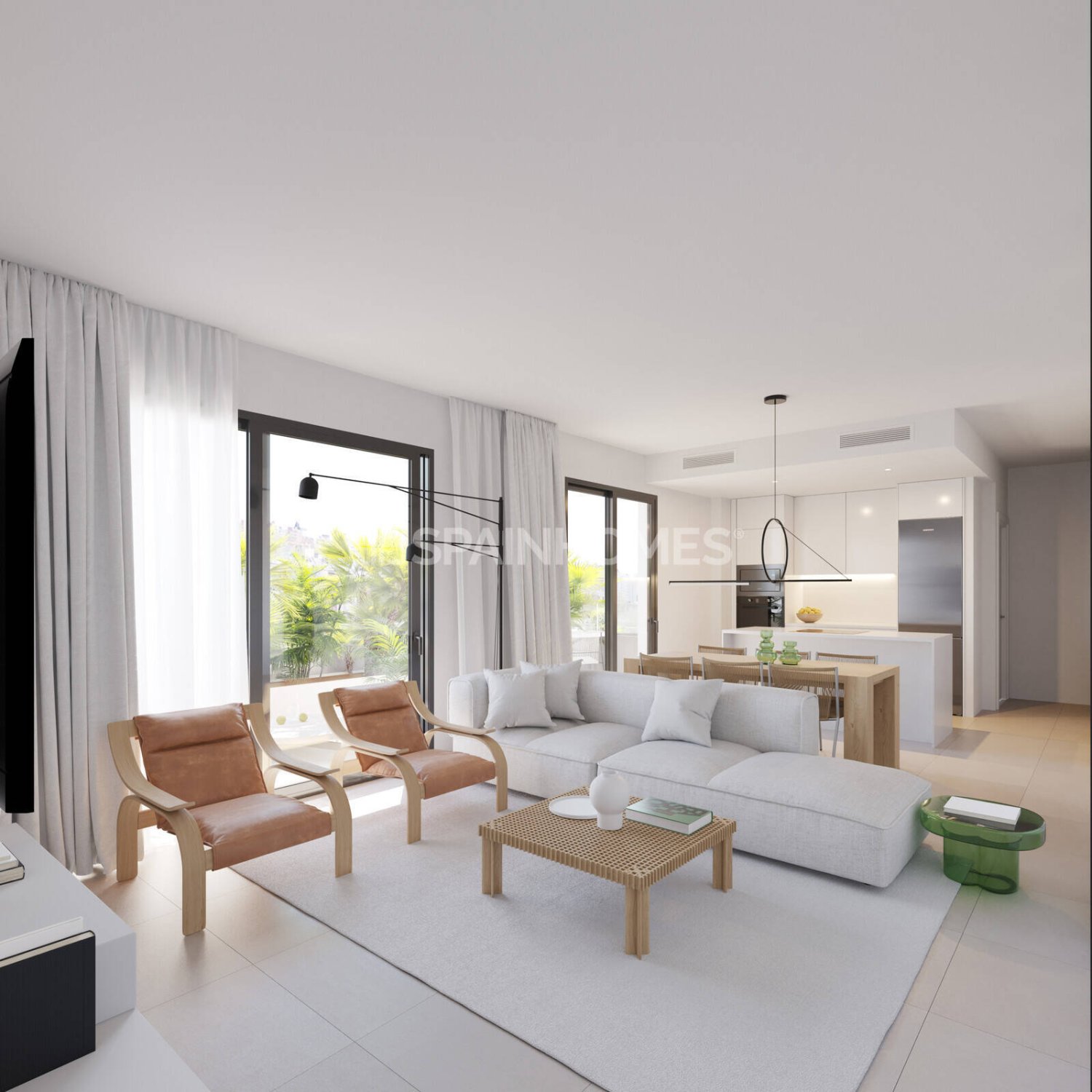 Apartment in Mijas, Malaga, Spain 2 bedrooms, 63 sq.m. No. 192421