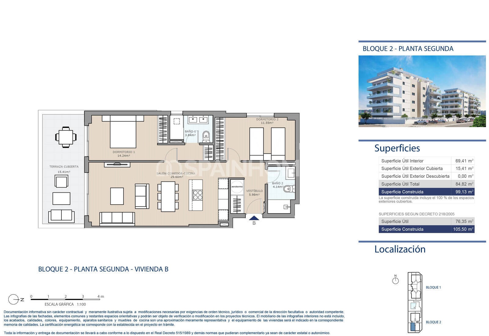 Apartment in Mijas, Malaga, Spain 2 bedrooms, 63 sq.m. No. 192421