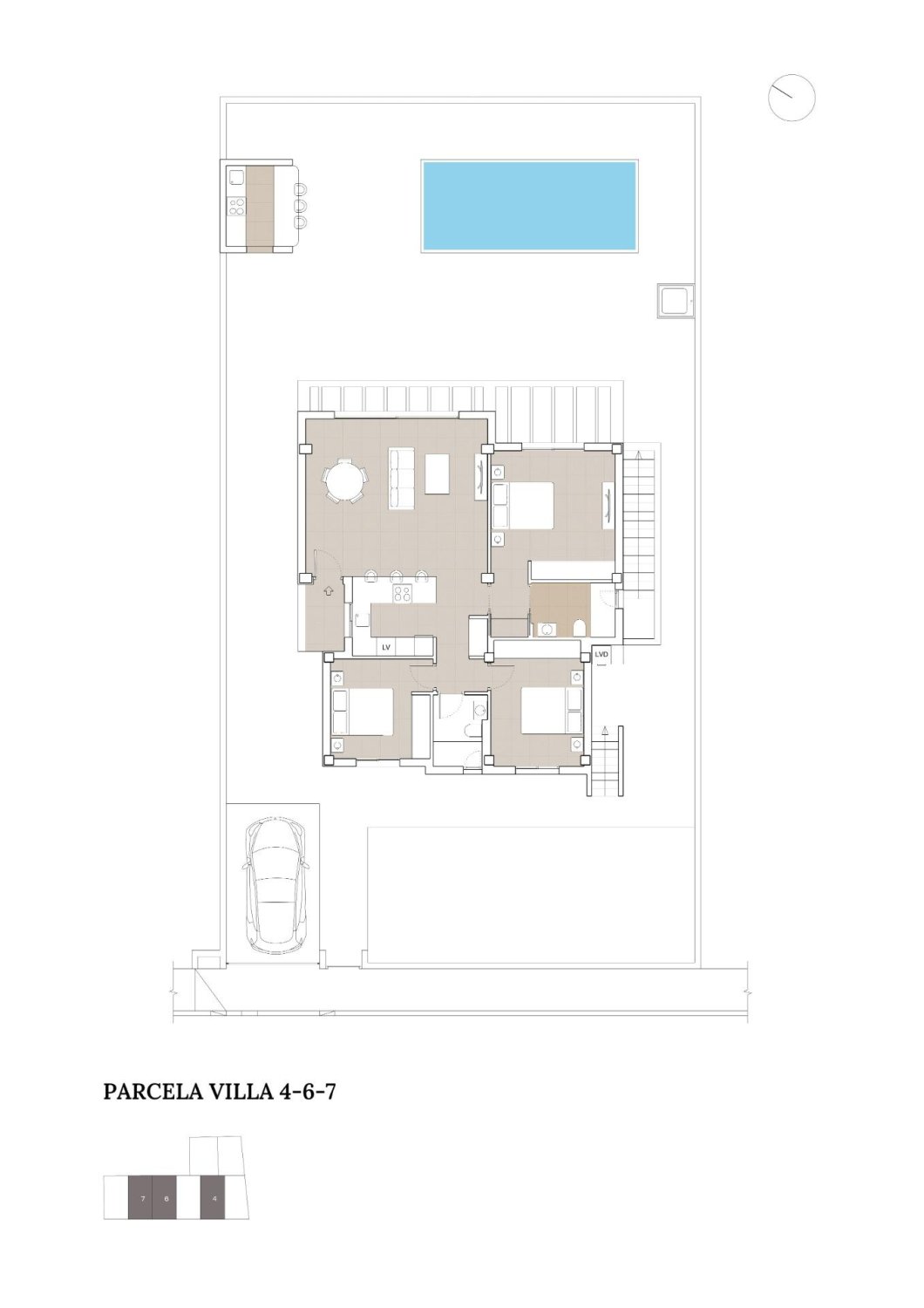 Villa a Polop, Alicante, Spagna 3 camere da letto, 217 mq. N° 135290