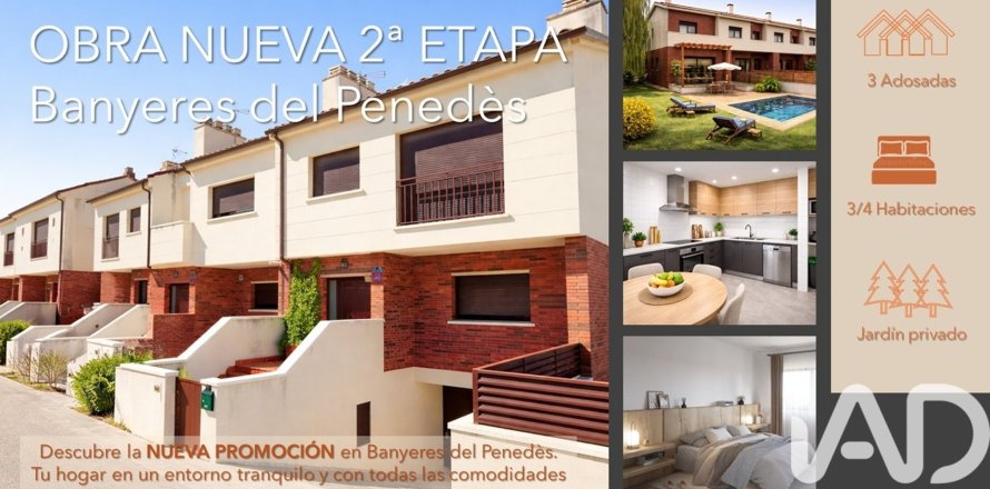 Townhouse in Banyeres Del Penedes, Tarragona, Spain 3 bedrooms, 182 sq.m. No. 172747