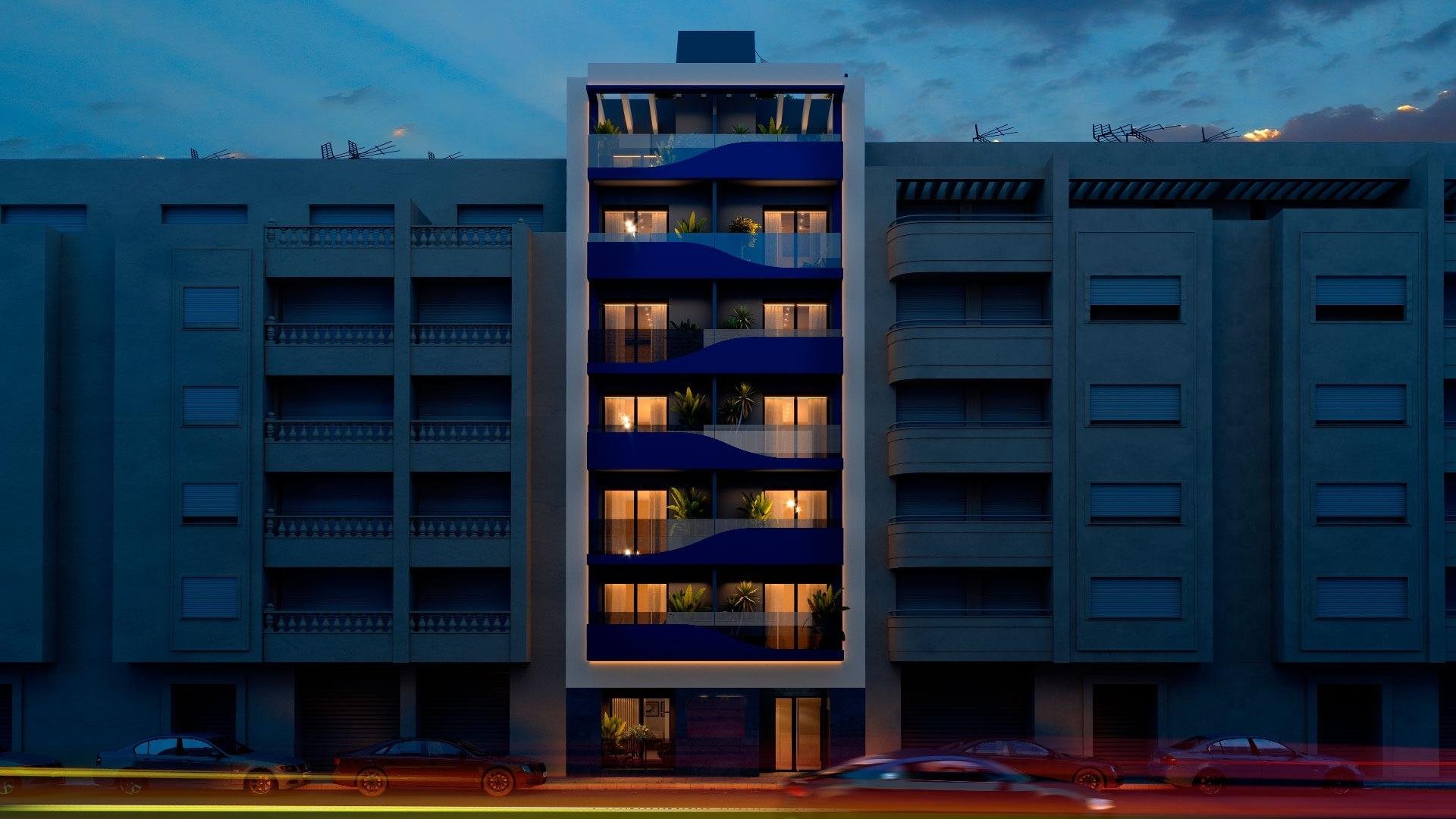 Apartment à Torrevieja, Alicante, Espagne 1 chambre, 62 m2 No. 135125