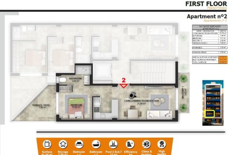 Wohnung zum Verkauf Torrevieja, Alicante, Spanien 1 Schlafzimmer, 62 m2 Nr. 135125 - Foto 26
