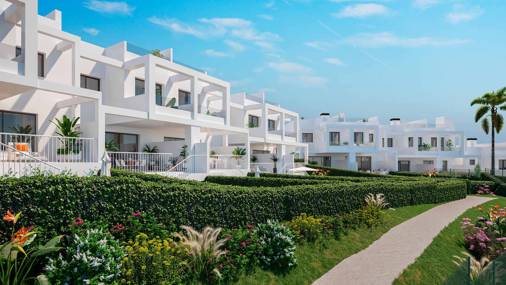 Townhouse in Golden View II, Manilva, Malaga, Spain 3 bedrooms, 127.24 sq.m. No. 73814