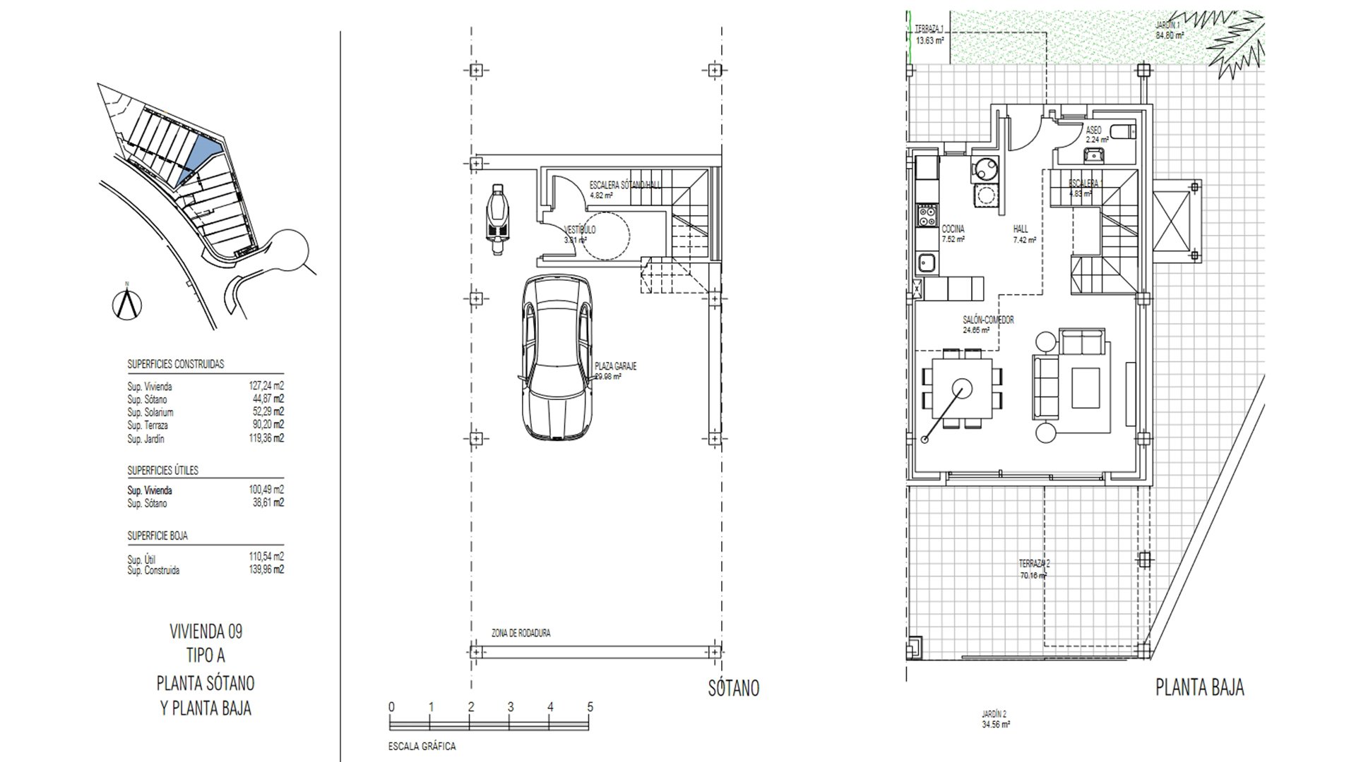 Townhouse in Golden View II, Manilva, Malaga, Spain 3 bedrooms, 127.24 sq.m. No. 73815