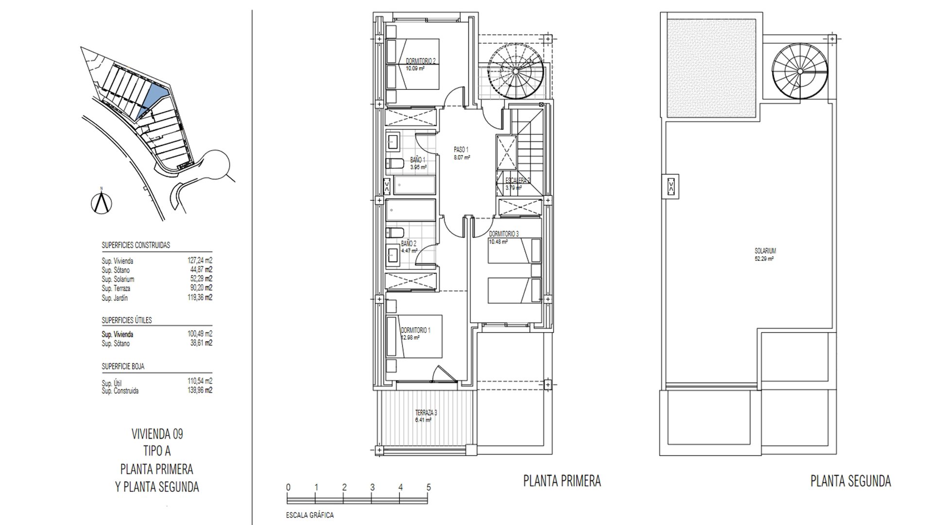 Townhouse in Golden View II, Manilva, Malaga, Spain 3 bedrooms, 127.24 sq.m. No. 73815