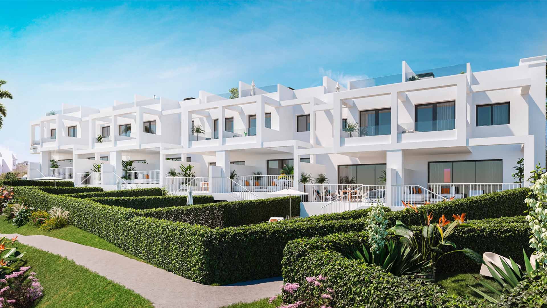 Townhouse in Golden View II, Manilva, Malaga, Spain 3 bedrooms, 127.24 sq.m. No. 73813