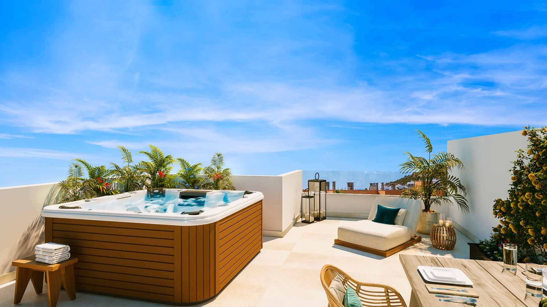 Townhouse in Golden View II, Manilva, Malaga, Spain 3 bedrooms, 127.24 sq.m. No. 73813