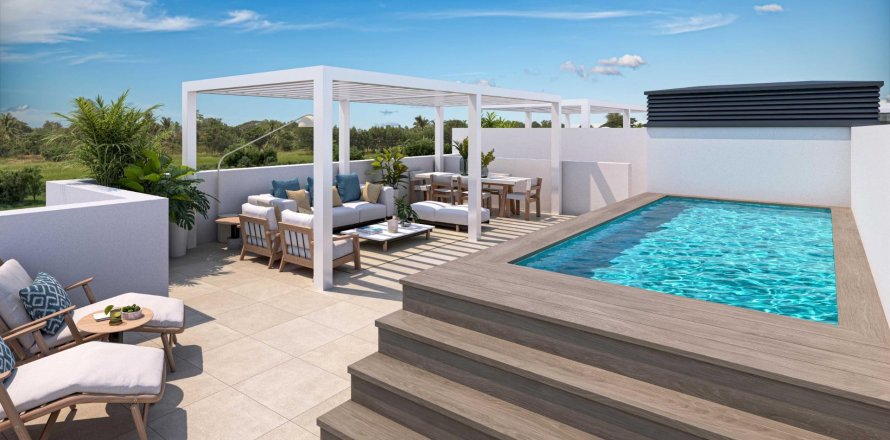 Kattohuoneisto Estepona, Malaga, Espanja 3 makuuhuonetta, 125 m2 No. 182769