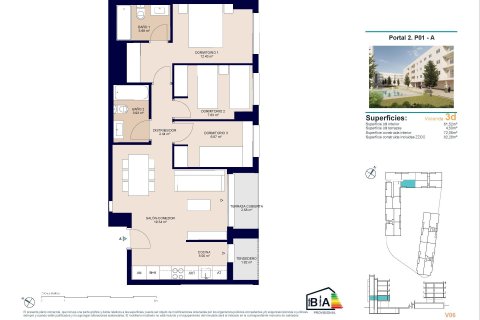 Apartment for sale Alicante, Spain 3 bedrooms, 82 sq.m. No. 133679 - photo 12