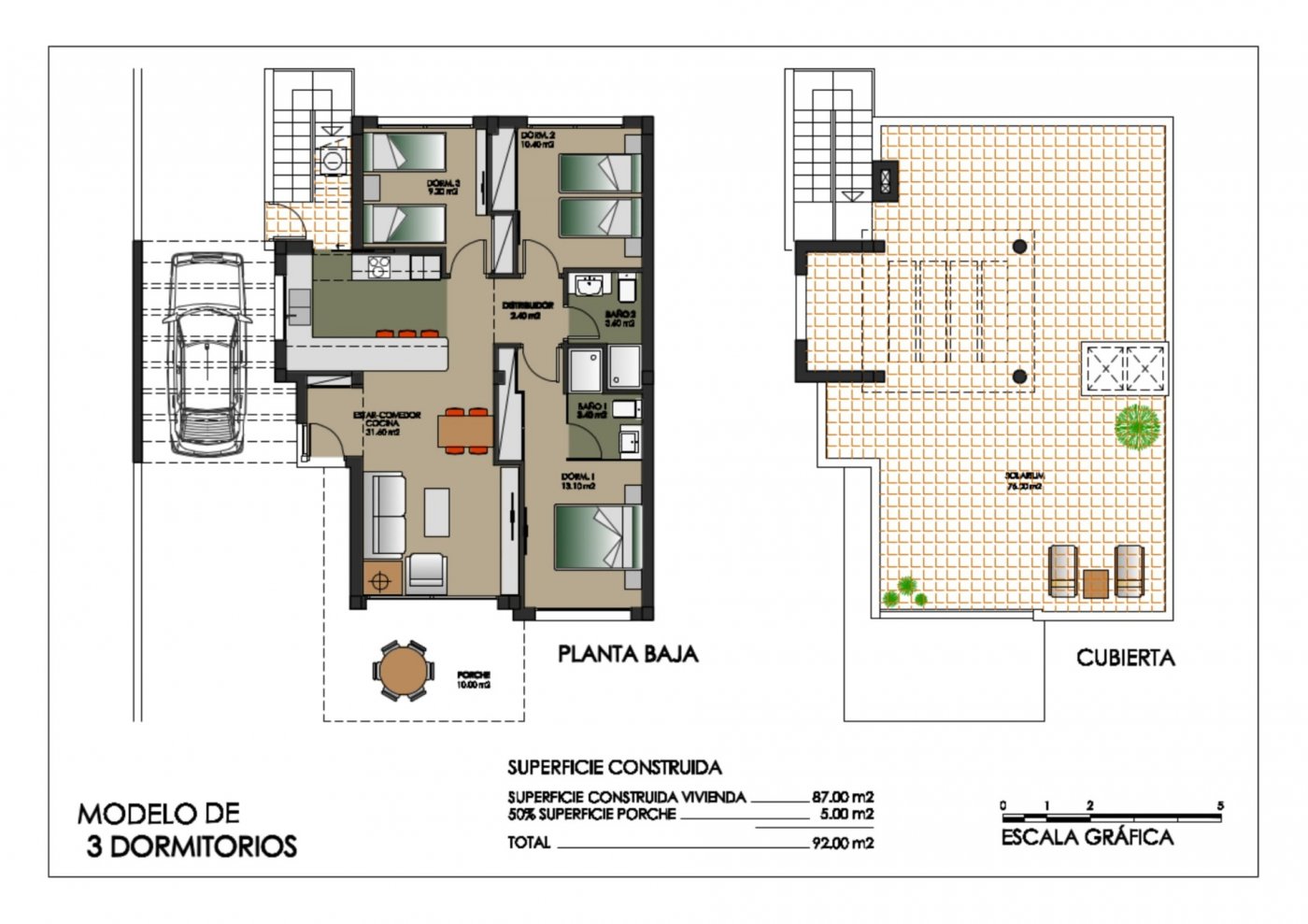 Huvila San Miguel de Salinas, Alicante, Espanja 3 makuuhuonetta, 144 m2 No. 142567