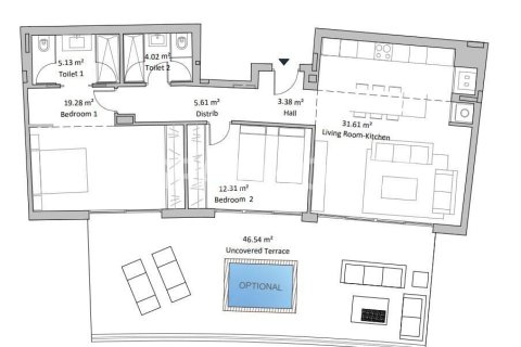 Apartment for sale in Fuengirola, Malaga, Spain 3 bedrooms, 107 sq.m. No. 138990 - photo 17