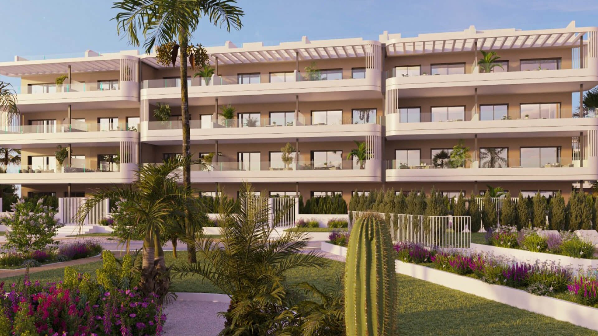Lägenhet i Sunset Village, Torrevieja, Alicante, Spanien 2 sovrum, 83 kvm. Nr. 155223