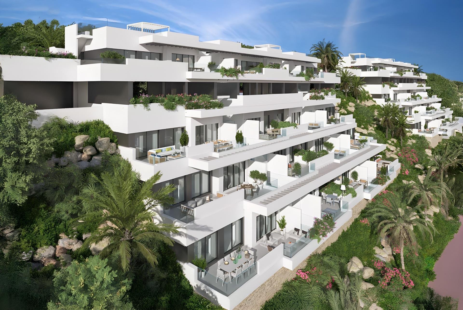 Takvåning i Mijas, Malaga, Spanien 1 sovrum, 80 kvm. Nr. 179261