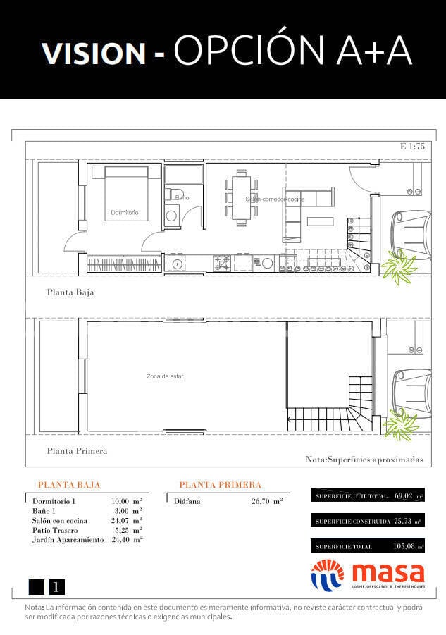 Villa in Santa Pola, Alicante, Spanien 2 Schlafzimmer, 70 m2 Nr. 69254