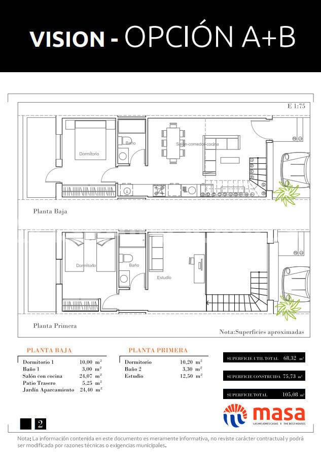 Villa in Santa Pola, Alicante, Spanien 2 Schlafzimmer, 70 m2 Nr. 69254