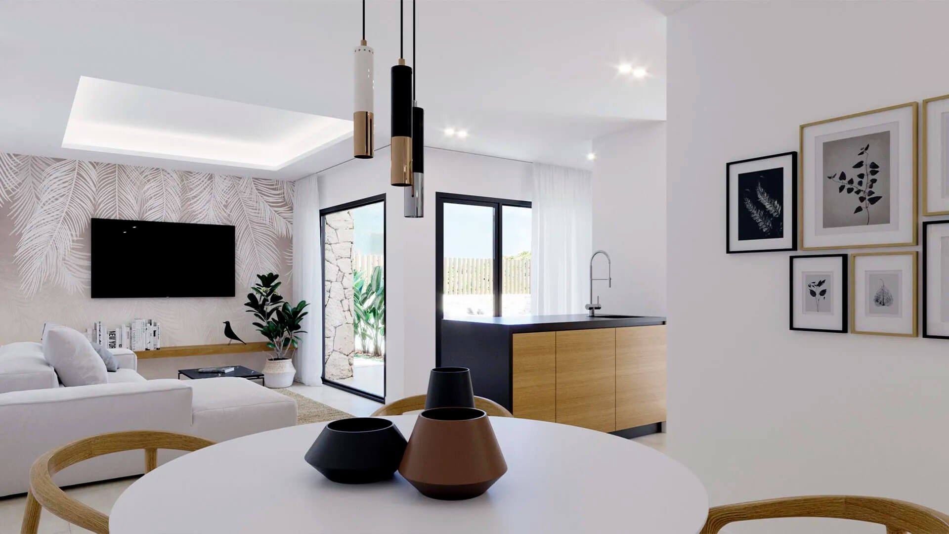 Villa in La Pinada Nature Resort, Finestrat, Alicante, Spagn, 3 camere da letto, 107.79 mq. N° 147284