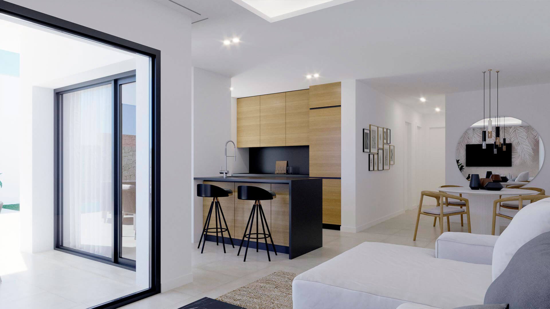 Villa in La Pinada Nature Resort, Finestrat, Alicante, Spagn, 3 camere da letto, 107.79 mq. N° 147284